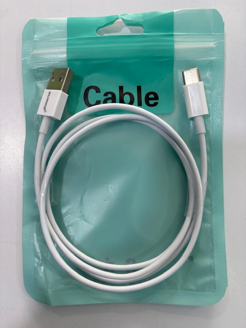 CABLE USB-A A USB-C 10W BLANCO
